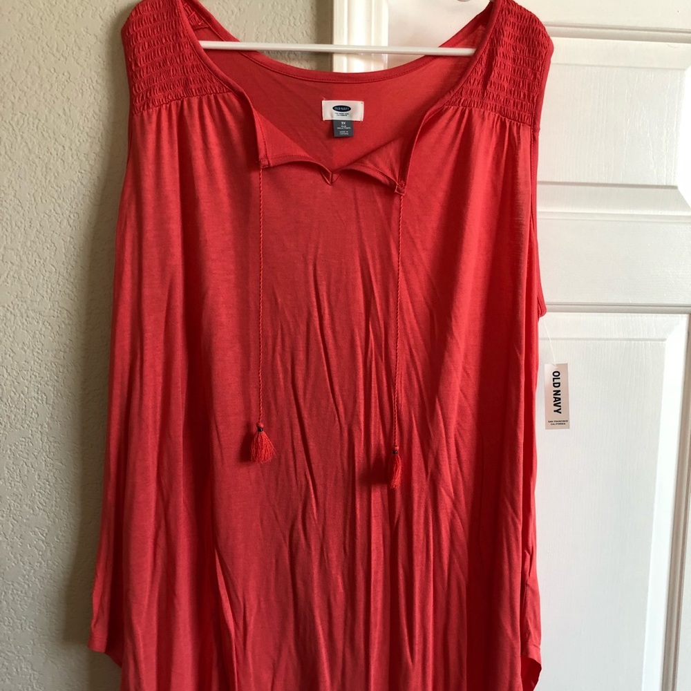 Old Navy coral tunic